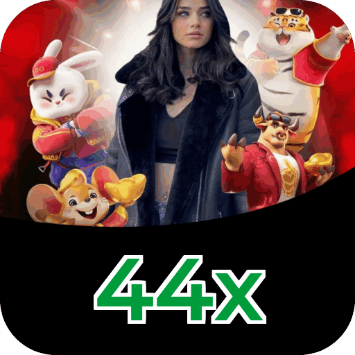 Plataforma 44x mostrando interface moderna, jogos certificados e recursos de segurança licenciados